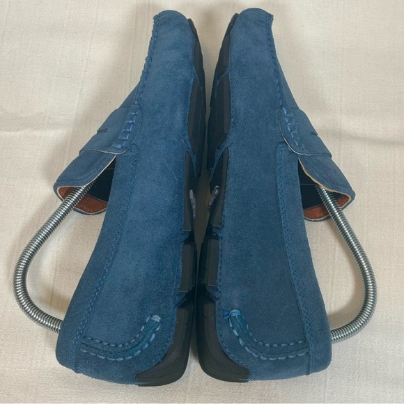 Hevias Navigator Slip-On Suede Driving Loafers Shoes-Blue-Men Size 9.5 D main image 6
